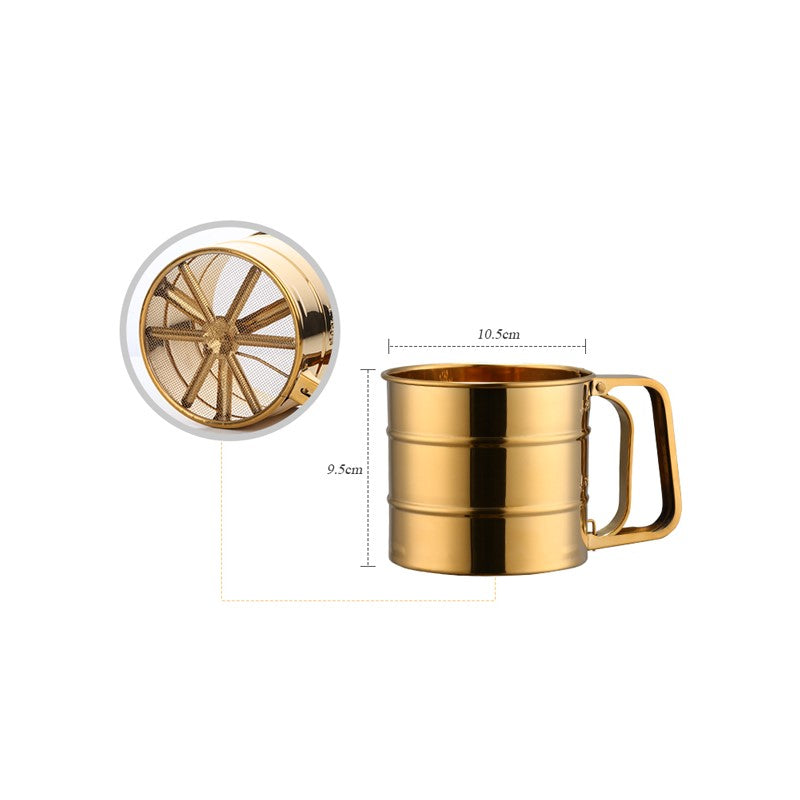 Size Measurements Of Stainless Steel Flour Sifter