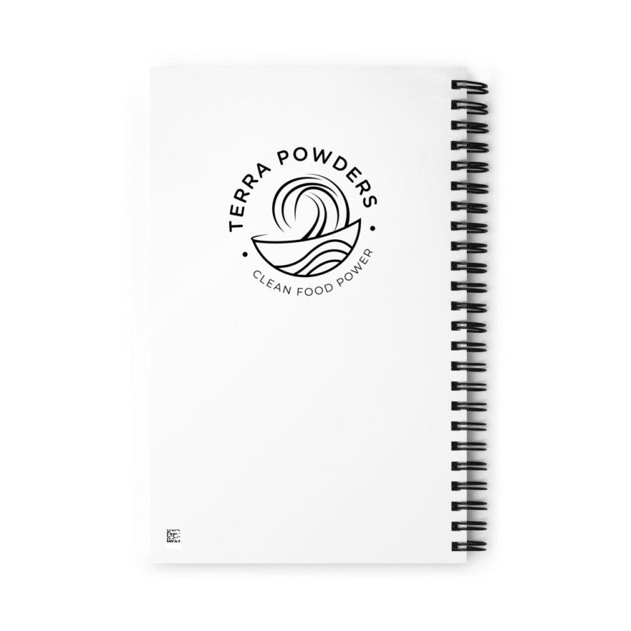 Terra Powders Clean Food Power Notebook Back