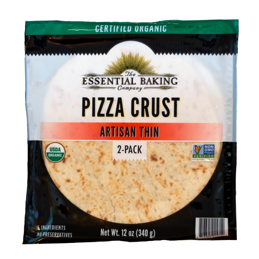 The Essential Baking Company Artisan Thin Organic Pizza Crust 12oz