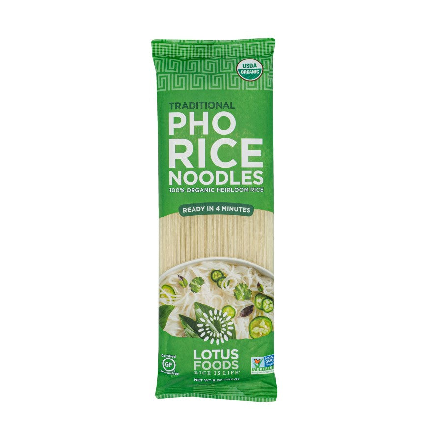 Lotus Foods Organic Traditional Pho Rice Noodles 8oz