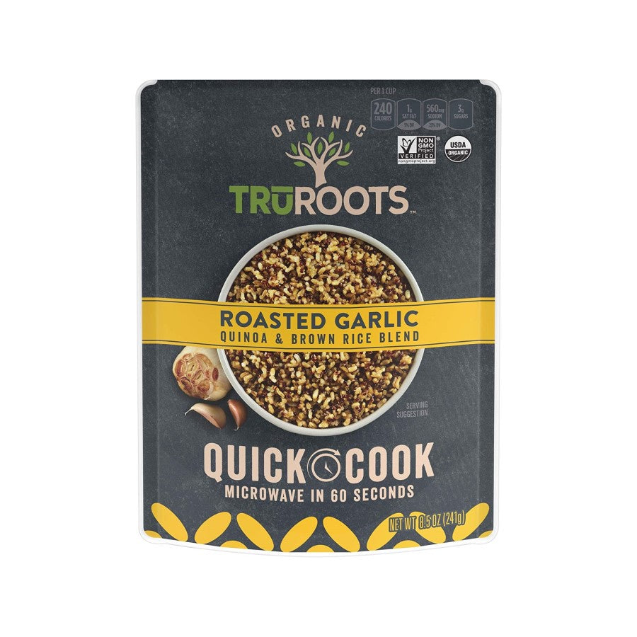 TruRoots Organic Quick Cook Roasted Garlic Blend 8.5oz