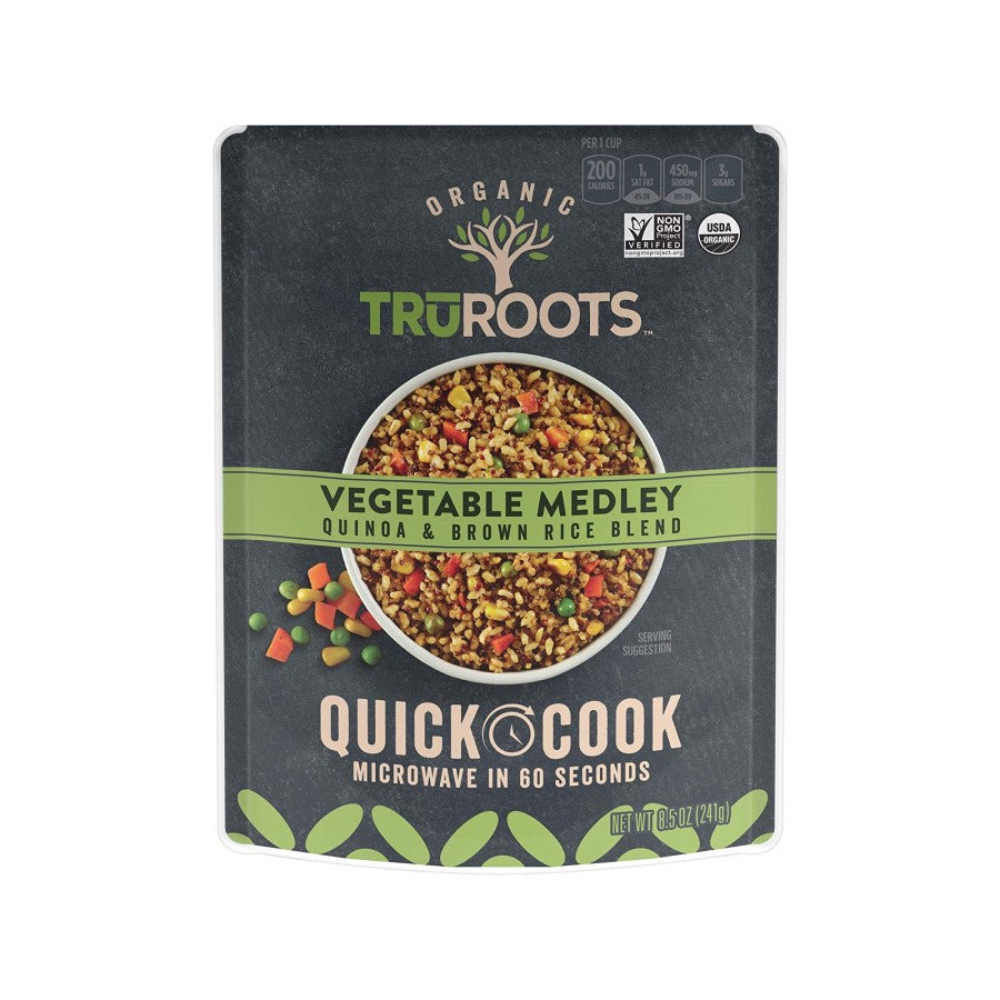 TruRoots Organic Quick Cook Vegetable Medley Blend 8.5oz