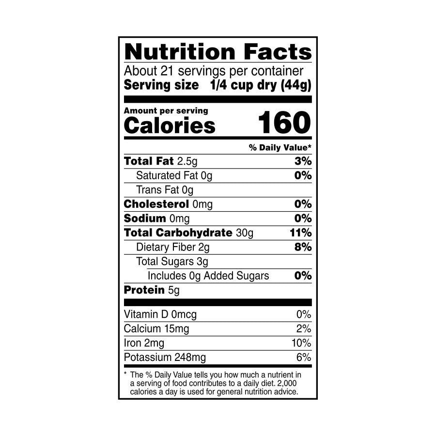 Quinoa Nutrition Facts 32 Oz TruRoots
