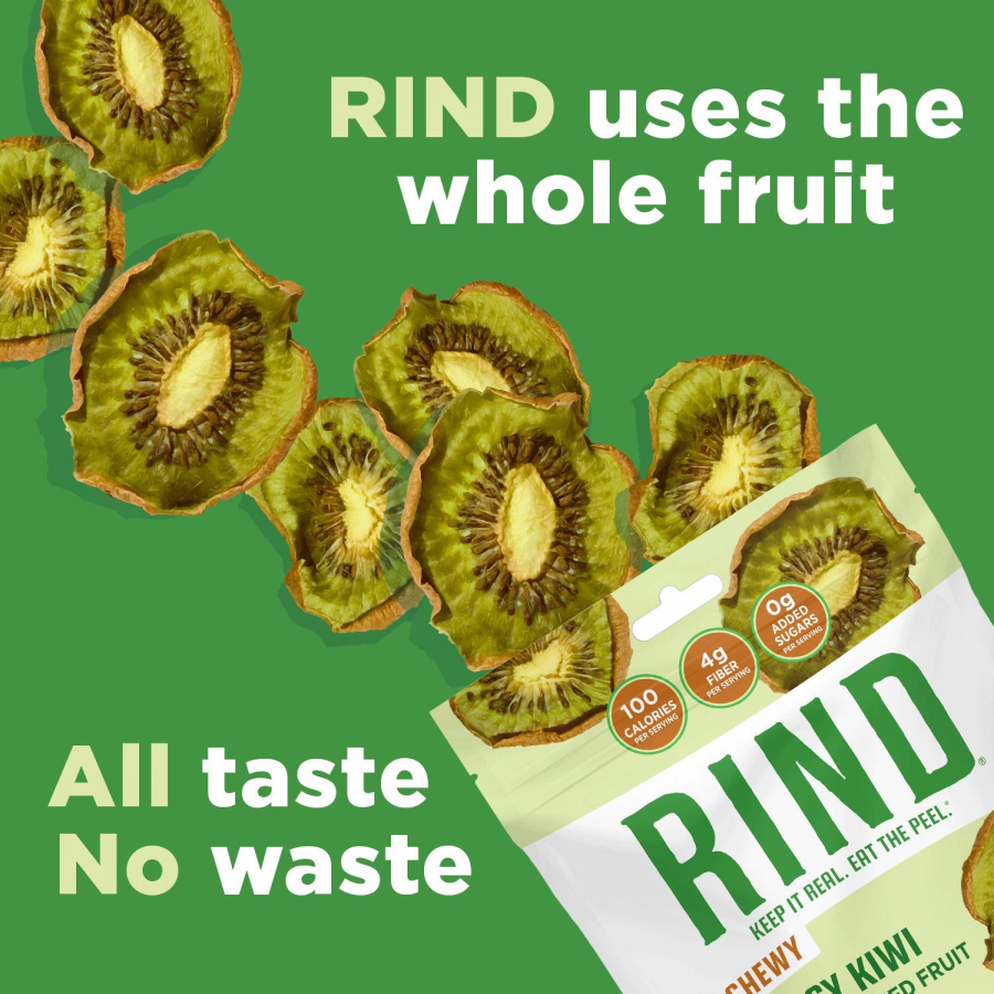 Chewy Kiwi Rind Uses The Whole Fruit All Taste No Waste