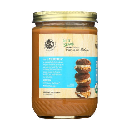 Quite Simply Organic Roasted Peanuts And Salt That's It Woodstock Clean Ingredient Smooth Peanut Butter