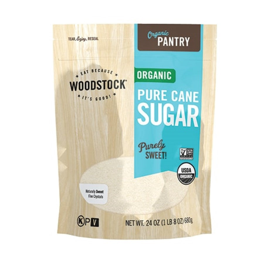 Woodstock Organic Pure Cane Sugar 24oz