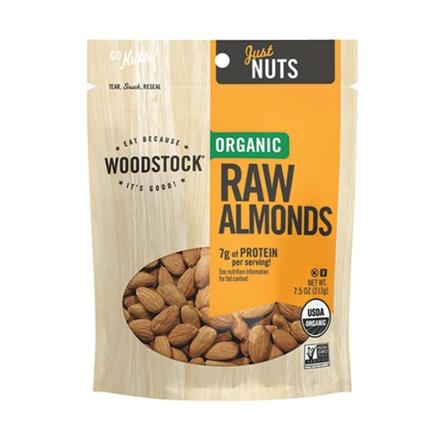 Woodstock Organic Raw Almonds 7.5oz