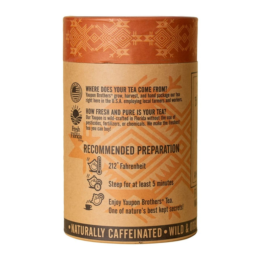 Yaupon Brothers American Tea Co Grows Harvests And Hand Packages Naturally Caffeinated Tea In The USA Organic Yaupon Holly Roasted Warrior's Is Wild Crafted In Florida