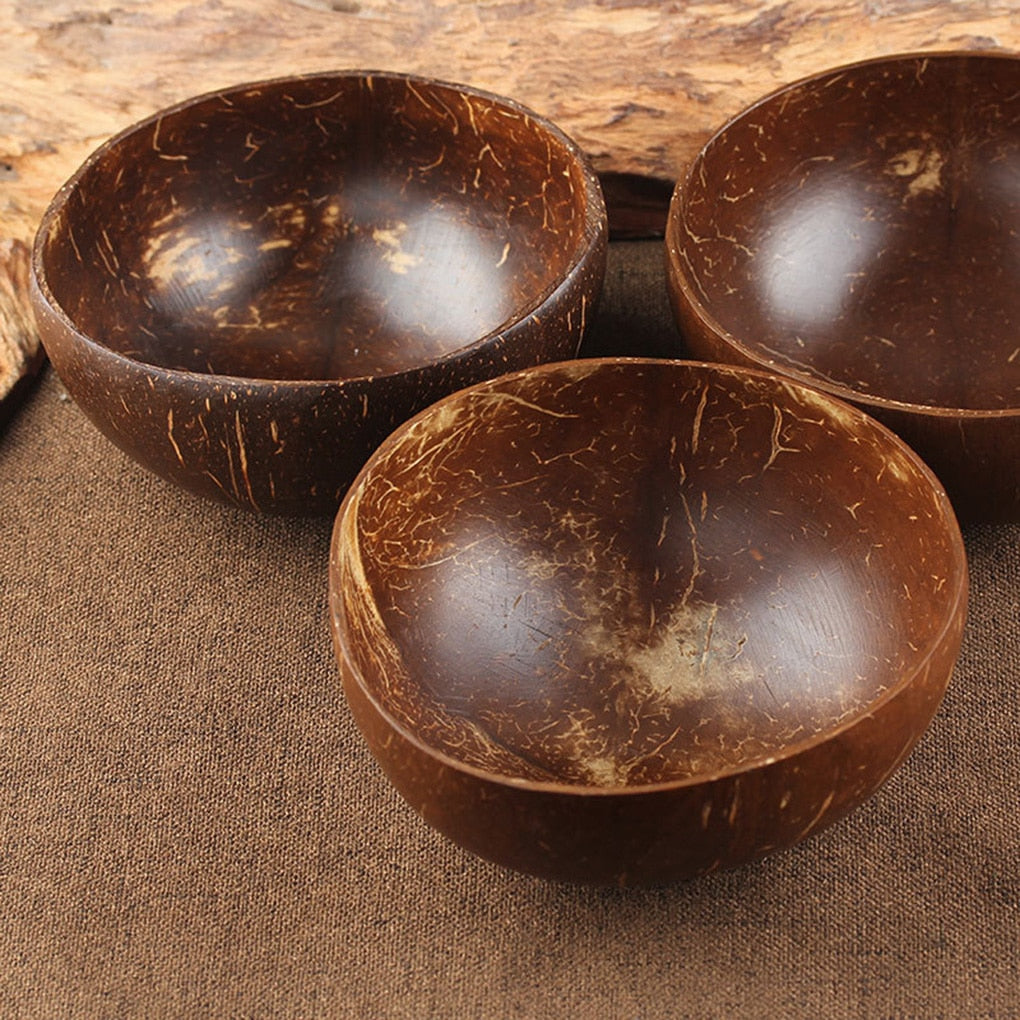 Beautiful Real Coconut Shell Bowls Perfect Dishes For Summer Party
