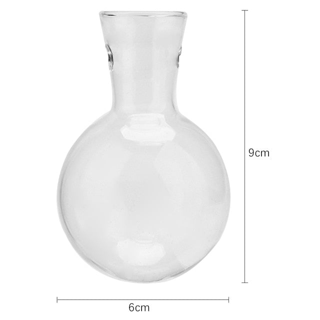 Replacement Glass Flower Vase With Measurement Sizes For Hanging Pendulum Style Wood Frame
