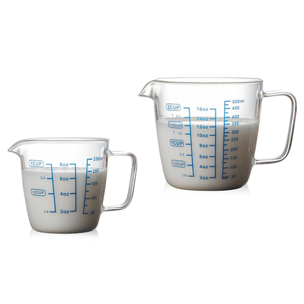Glass Measuring Cups With Pour Spout
