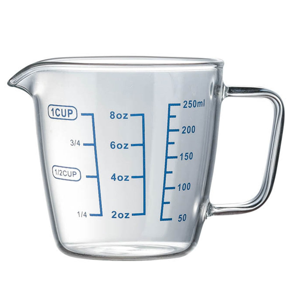 1 Cup Glass Measuring Cup With Pour Spout