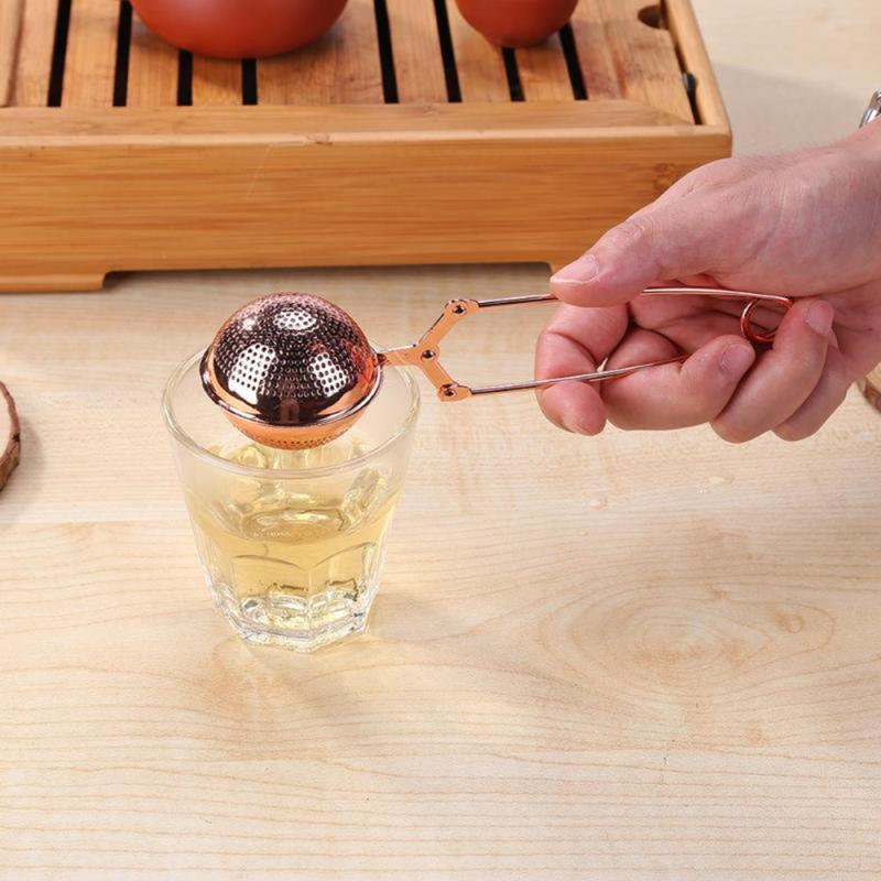 Making Herbal Tea With Stainless Steel Infuser Tea Strainer