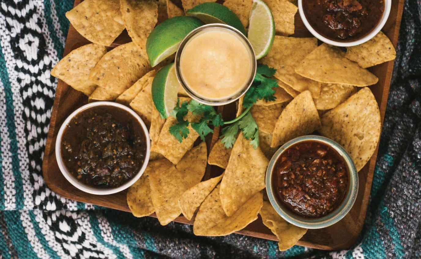 Delicious Mexican Food Dips And Chips Sabor Mexicano Non-GMO Corn Chips