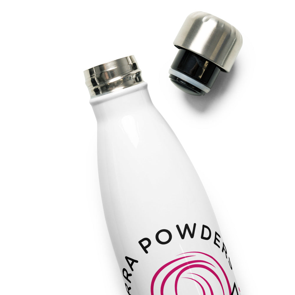 Stainless Steel Bottle With Leakproof Lid And Terra Powders Logo